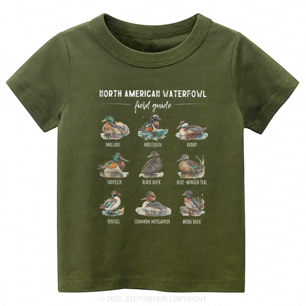 Ducks of North America Toddler&Kid's Tees Beepumpkin