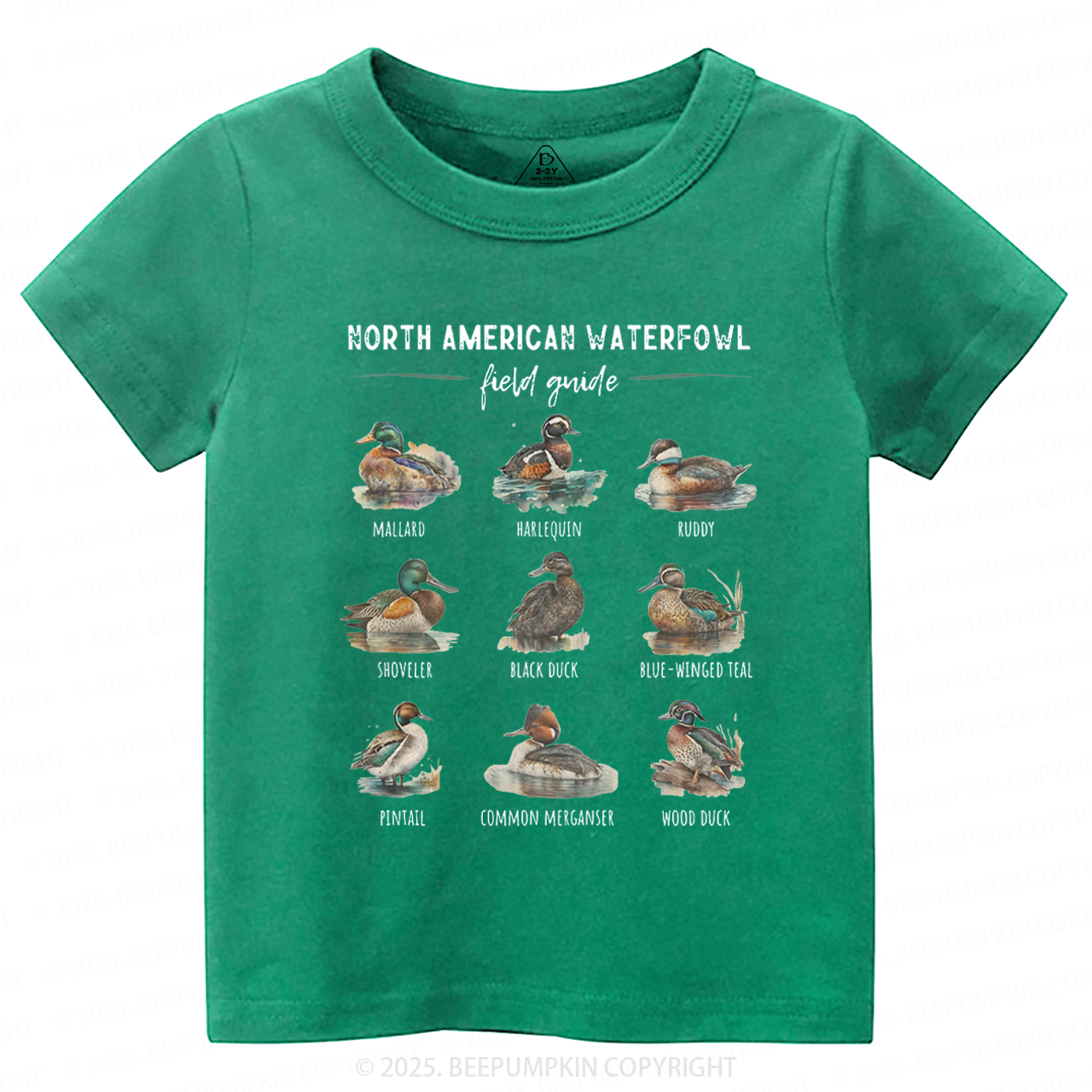 Ducks of North America Toddler&Kid's Tees Beepumpkin
