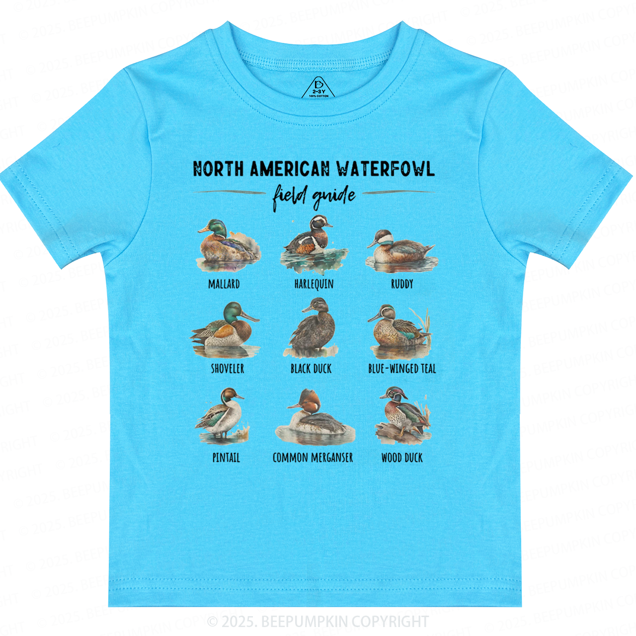 Ducks of North America Toddler&Kid's Tees Beepumpkin