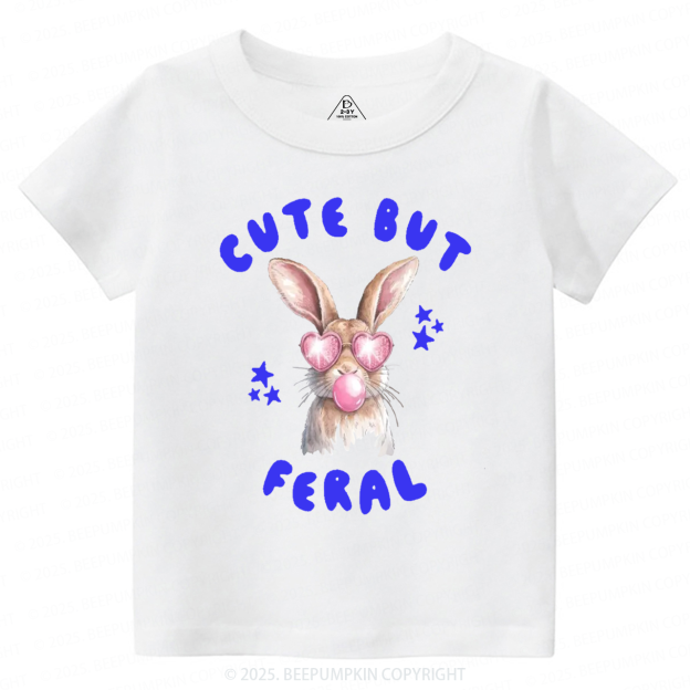 Cute But Feral Toddler&Kid's Tees Beepumpkin