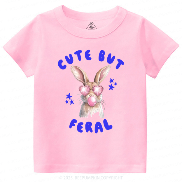 Cute But Feral Toddler&Kid's Tees Beepumpkin