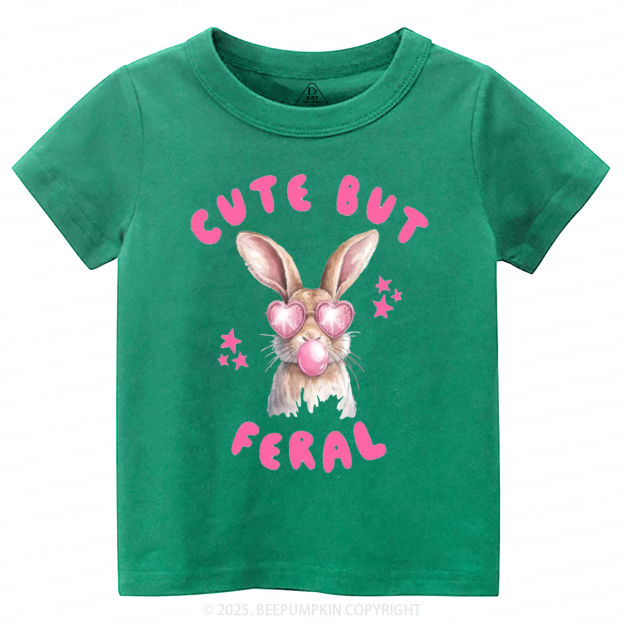 Cute But Feral Toddler&Kid's Tees Beepumpkin