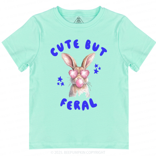 Cute But Feral Toddler&Kid's Tees Beepumpkin