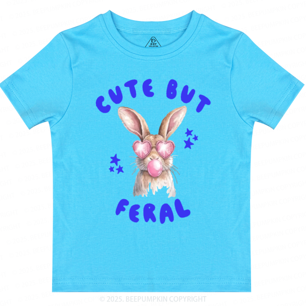 Cute But Feral Toddler&Kid's Tees Beepumpkin