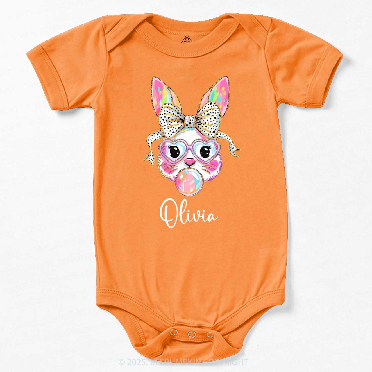 Personalized Easter Bunny Bodysuit Beepumpkin