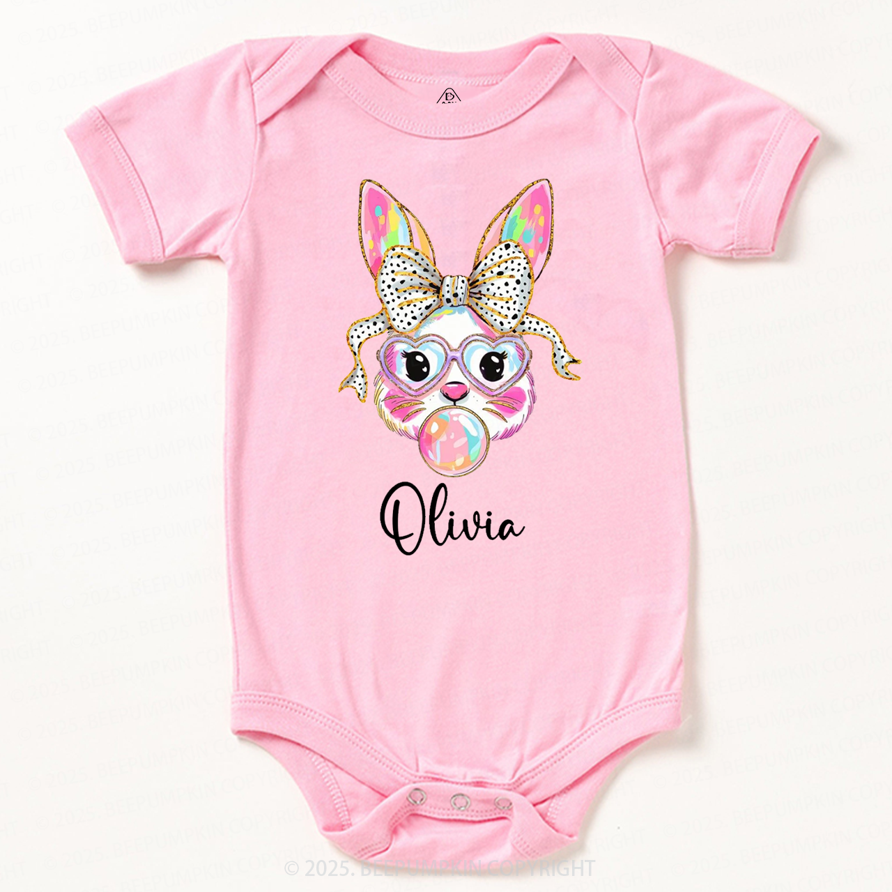 Personalized Easter Bunny Bodysuit Beepumpkin