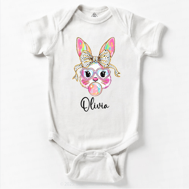 Personalized Easter Bunny Bodysuit Beepumpkin