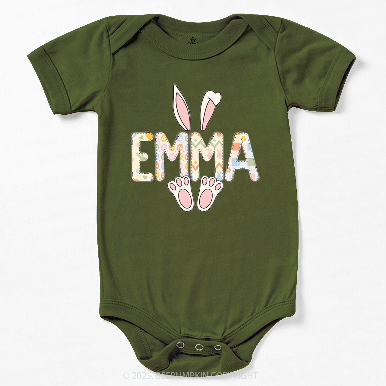 Personalized Easter Bunny Bodysuit Beepumpkin 2