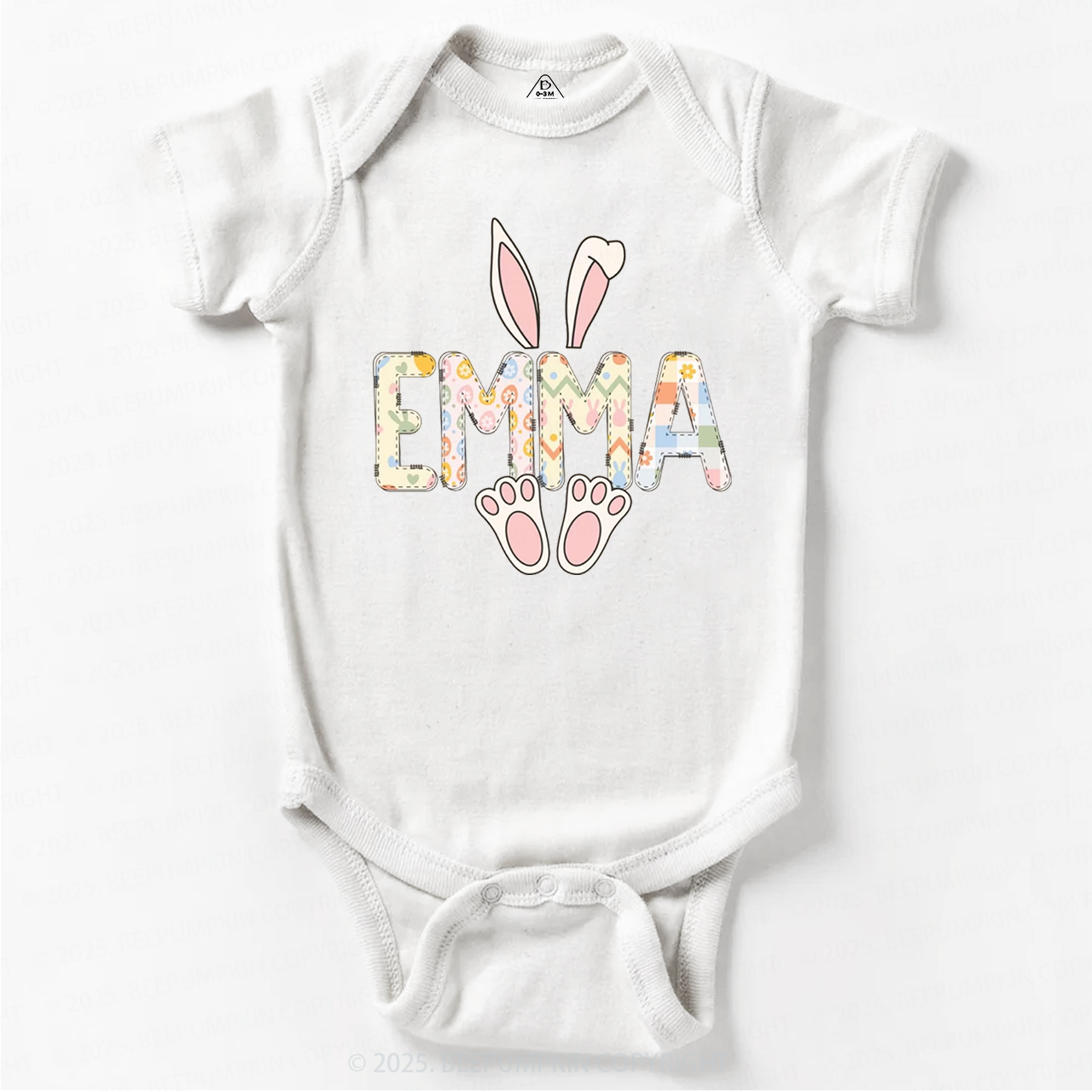 Personalized Easter Bunny Bodysuit Beepumpkin 2