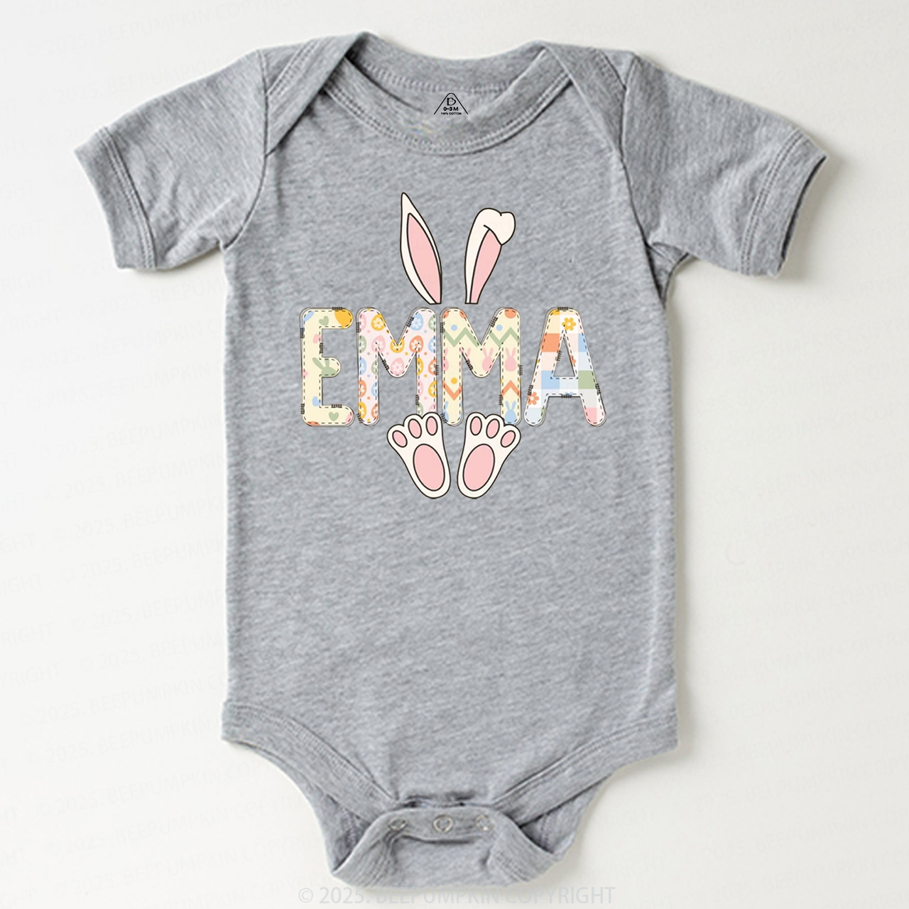 Personalized Easter Bunny Bodysuit Beepumpkin 2