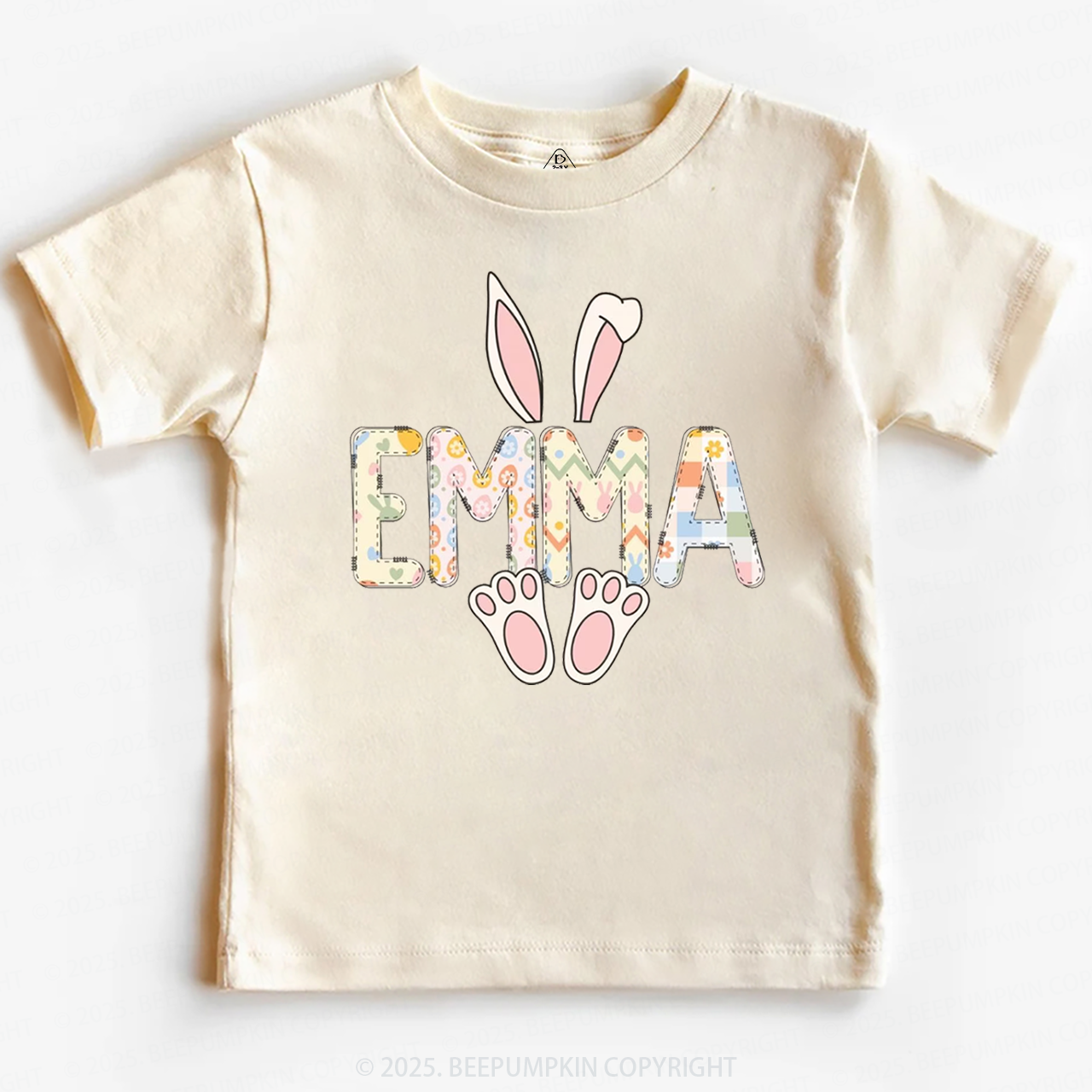 Personalized Easter Bunny Toddler&Kid's Tees Beepumpkin 2