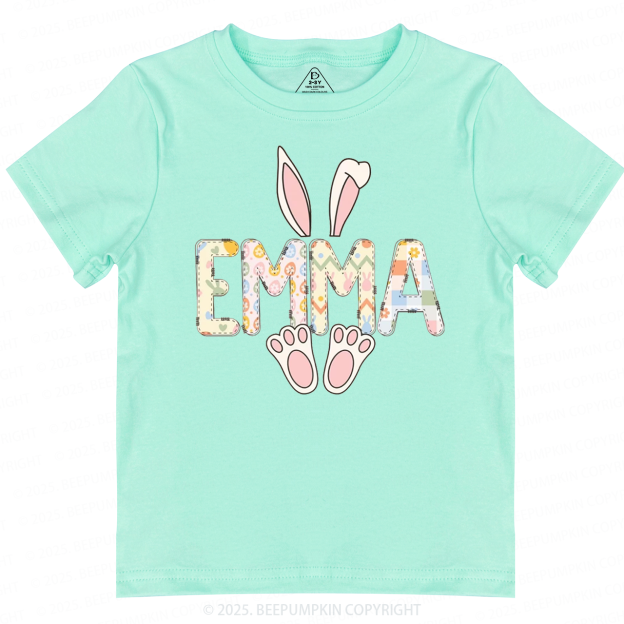 Personalized Easter Bunny Toddler&Kid's Tees Beepumpkin 2