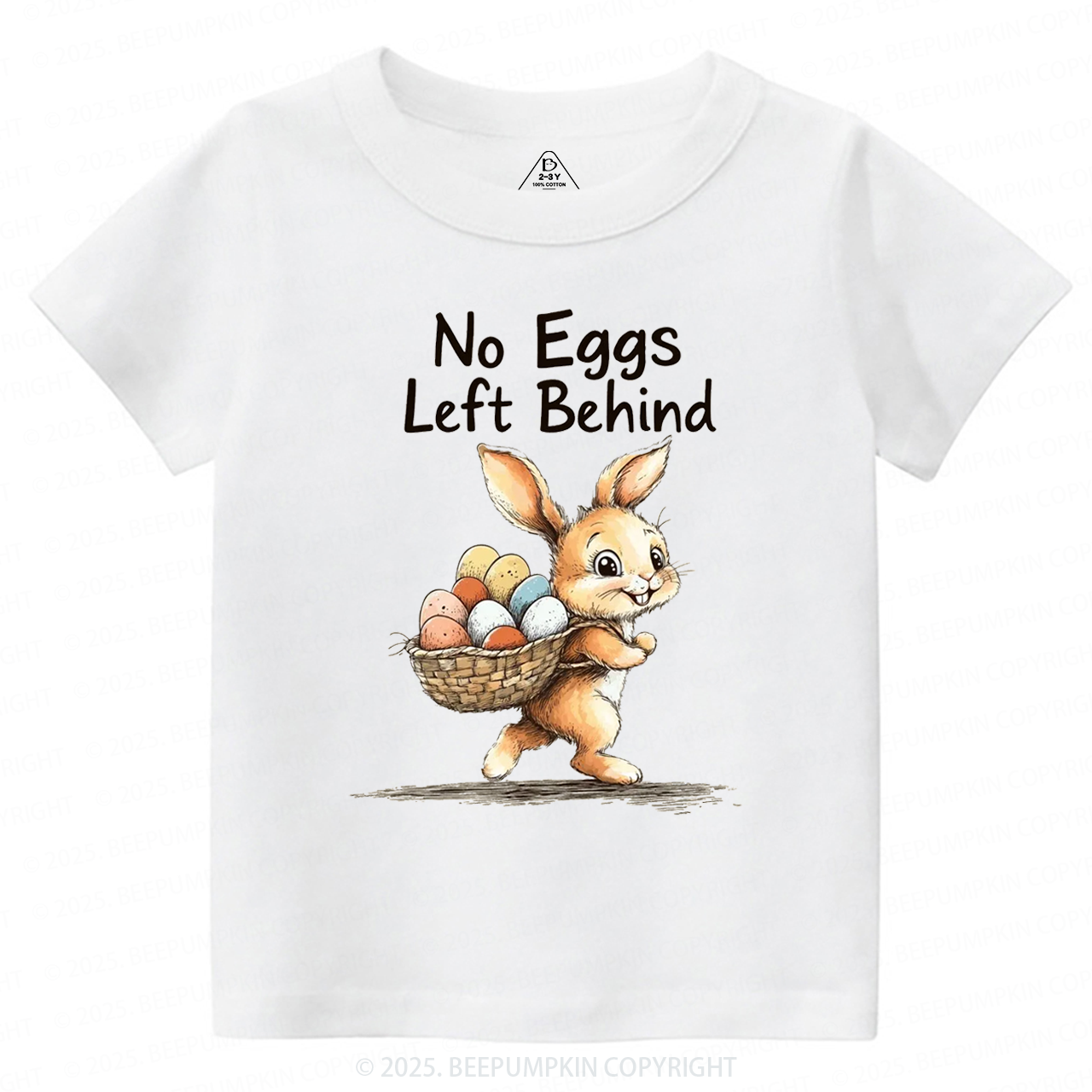 No Eggs Left Behind Toddler&Kid's Tees Beepumpkin