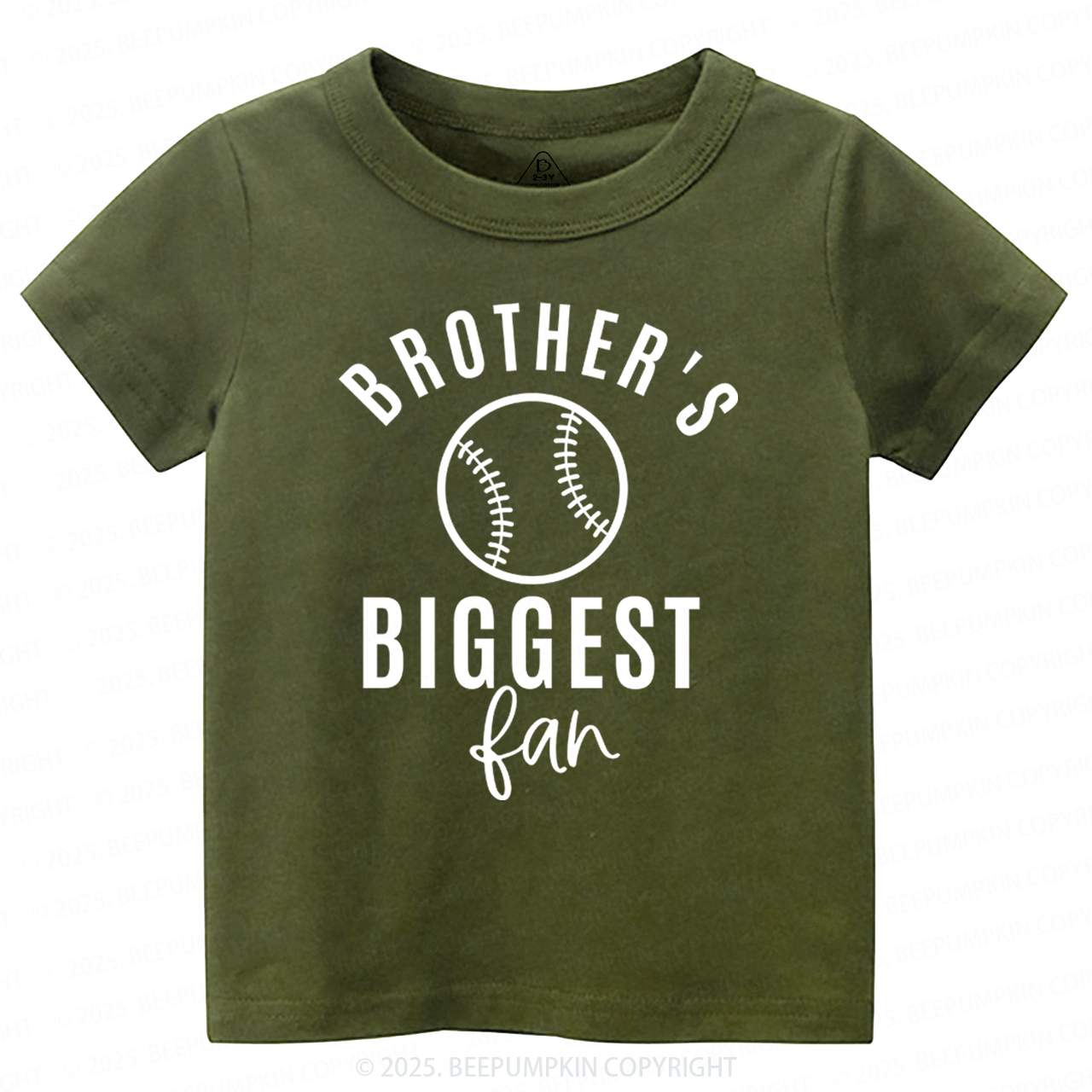 Brother's Biggest Fan Baseball Toddler Shirt