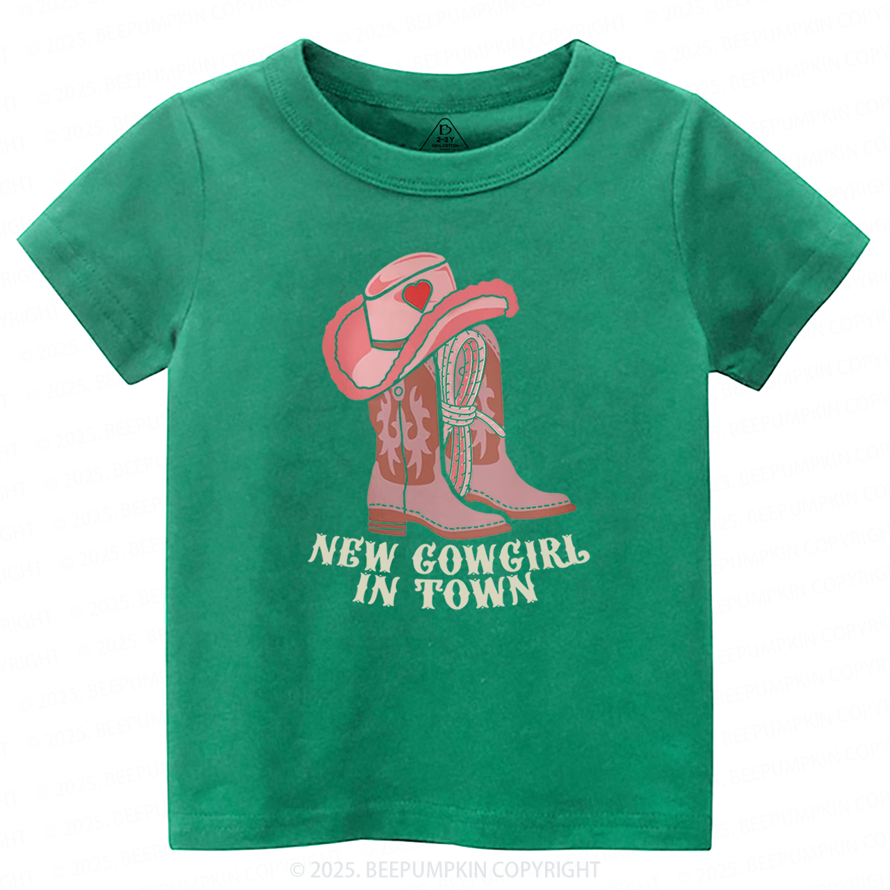 New Cowgirl In Town Toddler&Kid's Tees Beepumpkin
