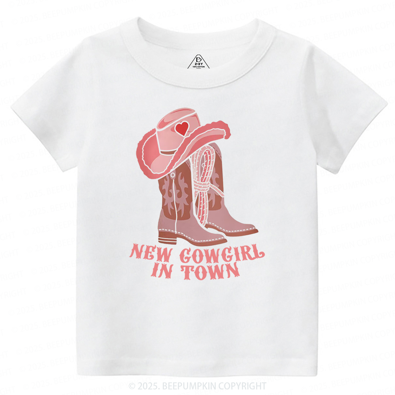 New Cowgirl In Town Toddler&Kid's Tees Beepumpkin