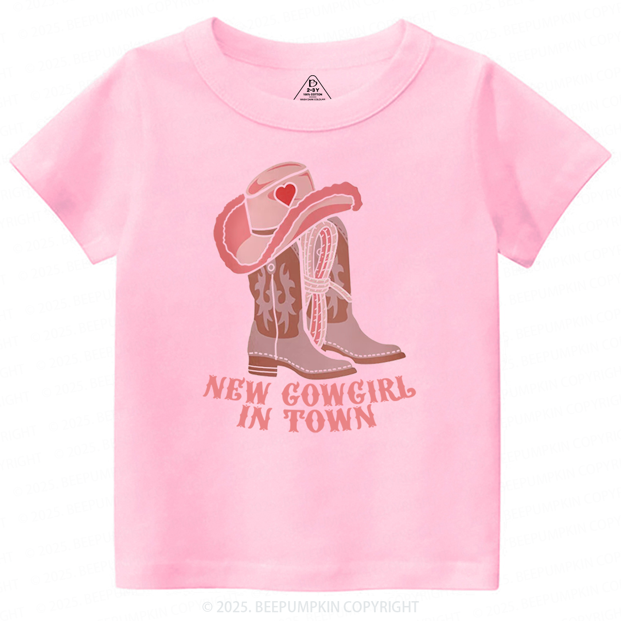 New Cowgirl In Town Toddler&Kid's Tees Beepumpkin