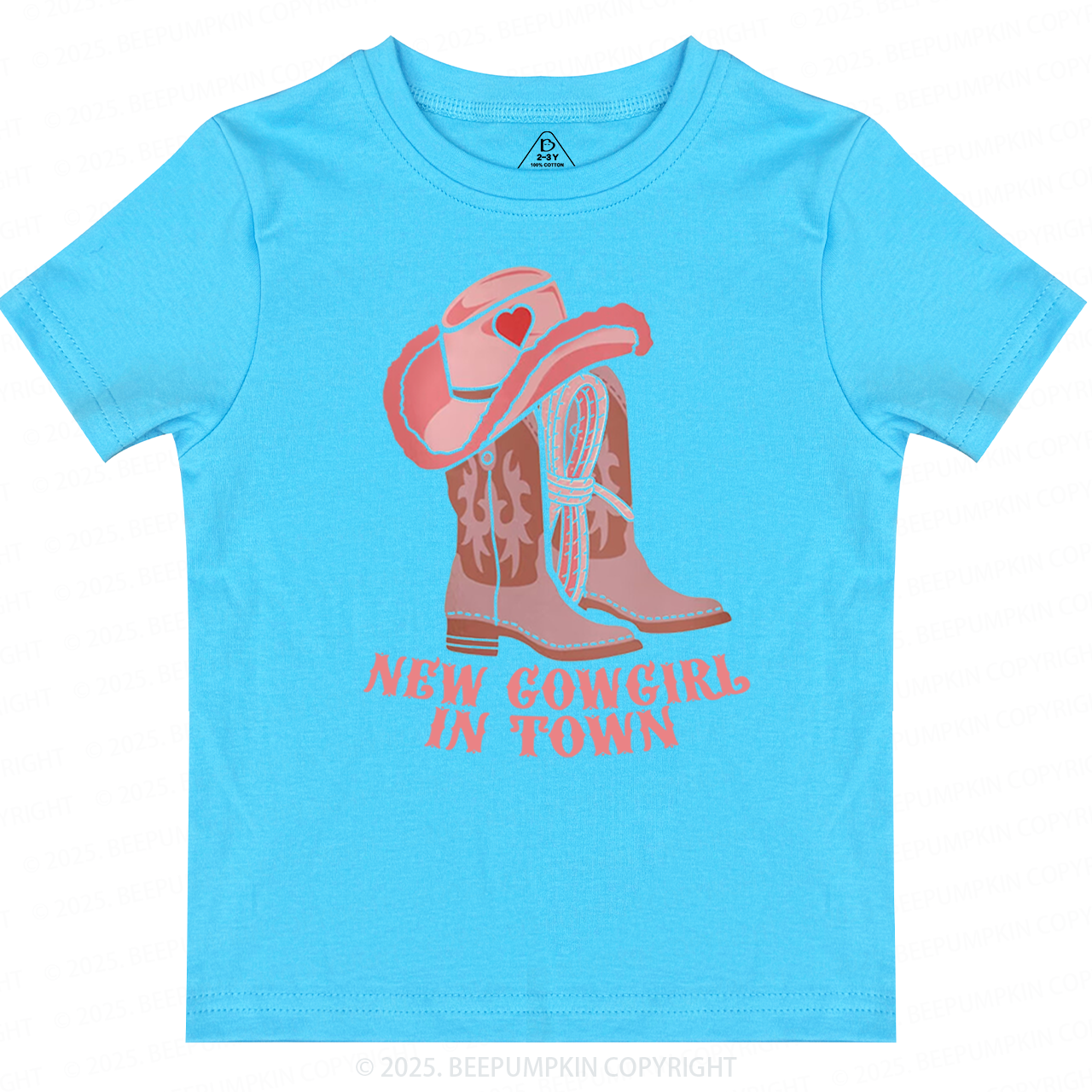 New Cowgirl In Town Toddler&Kid's Tees Beepumpkin