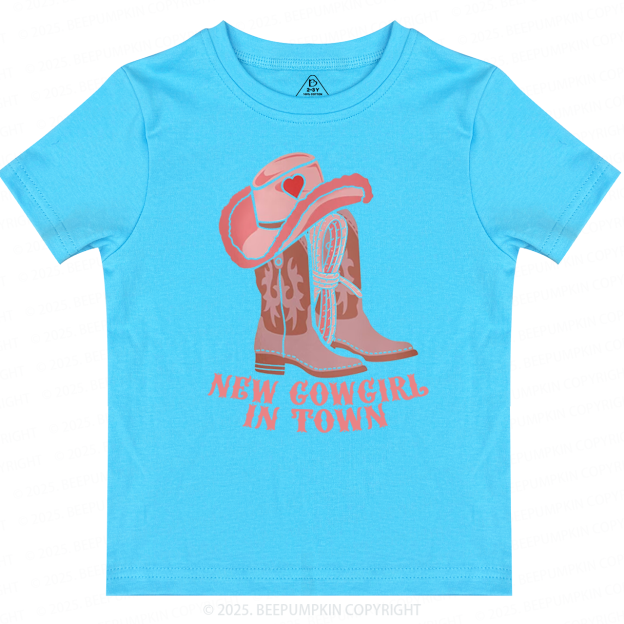 New Cowgirl In Town Toddler&Kid's Tees Beepumpkin