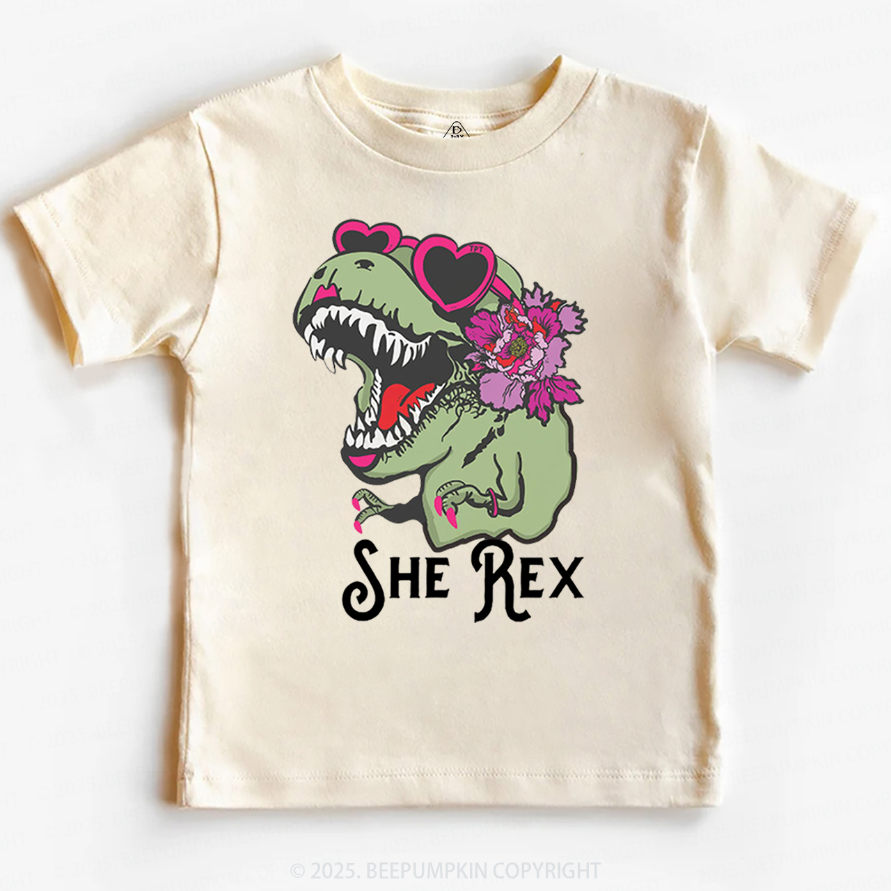 Girl T-Rex Toddler&Kid's Tees Beepumpkin