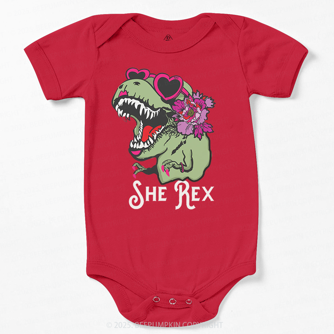 Girl T-Rex Bodysuit Beepumpkin