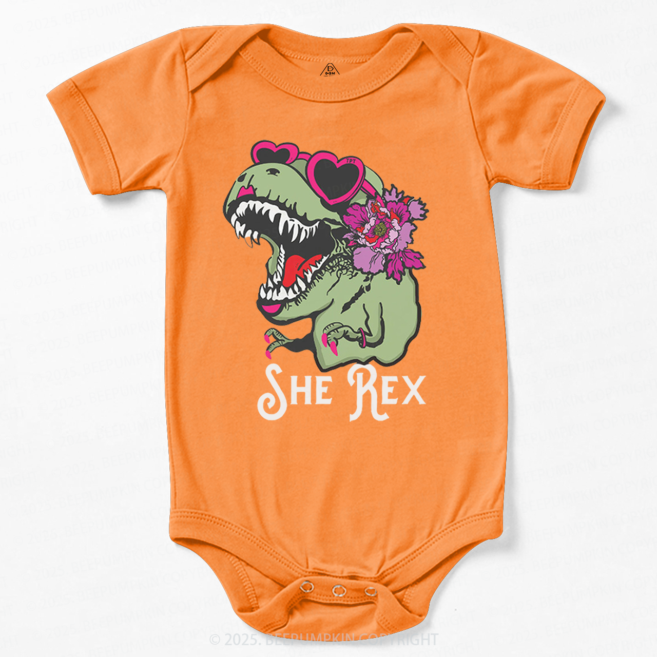 Girl T-Rex Bodysuit Beepumpkin