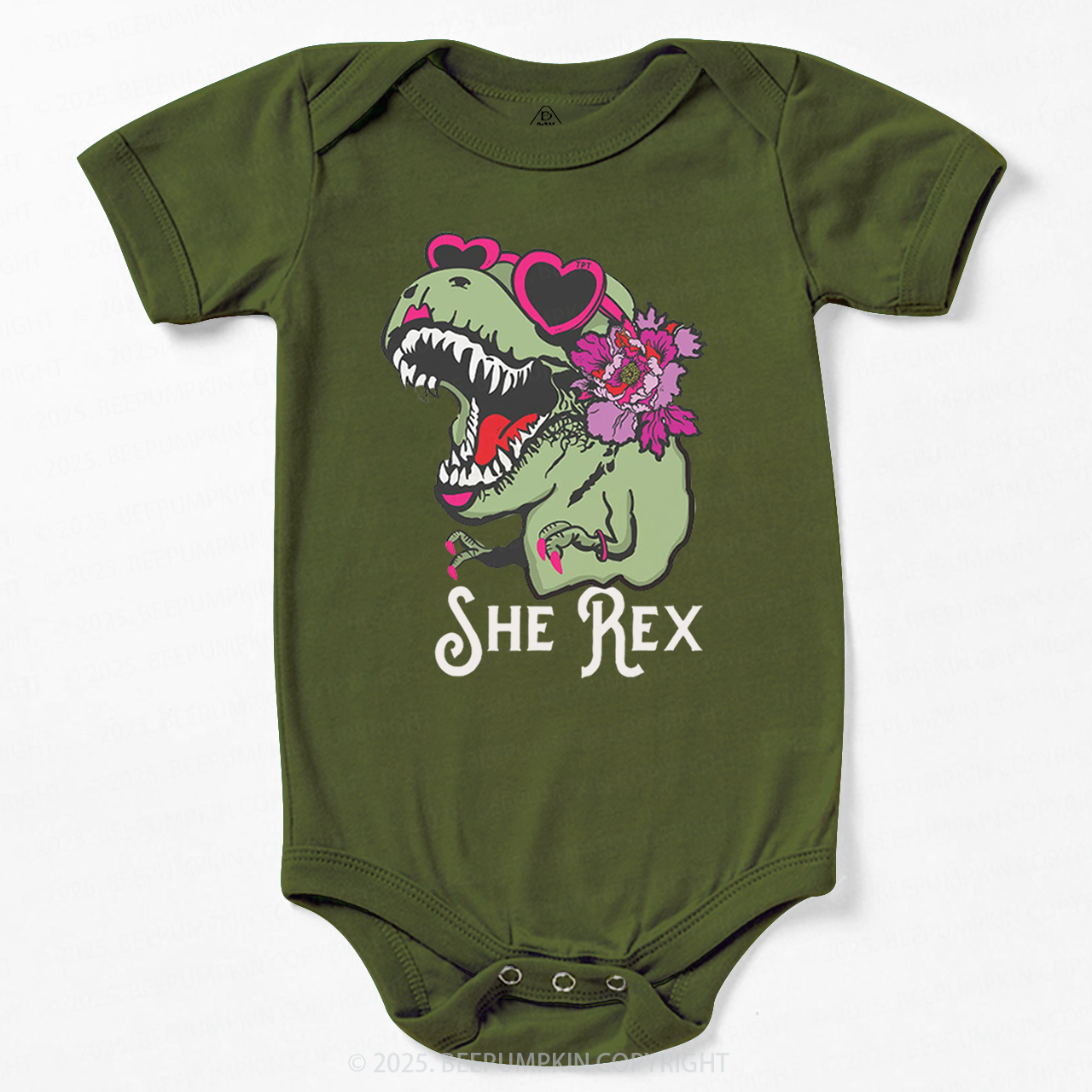 Girl T-Rex Bodysuit Beepumpkin