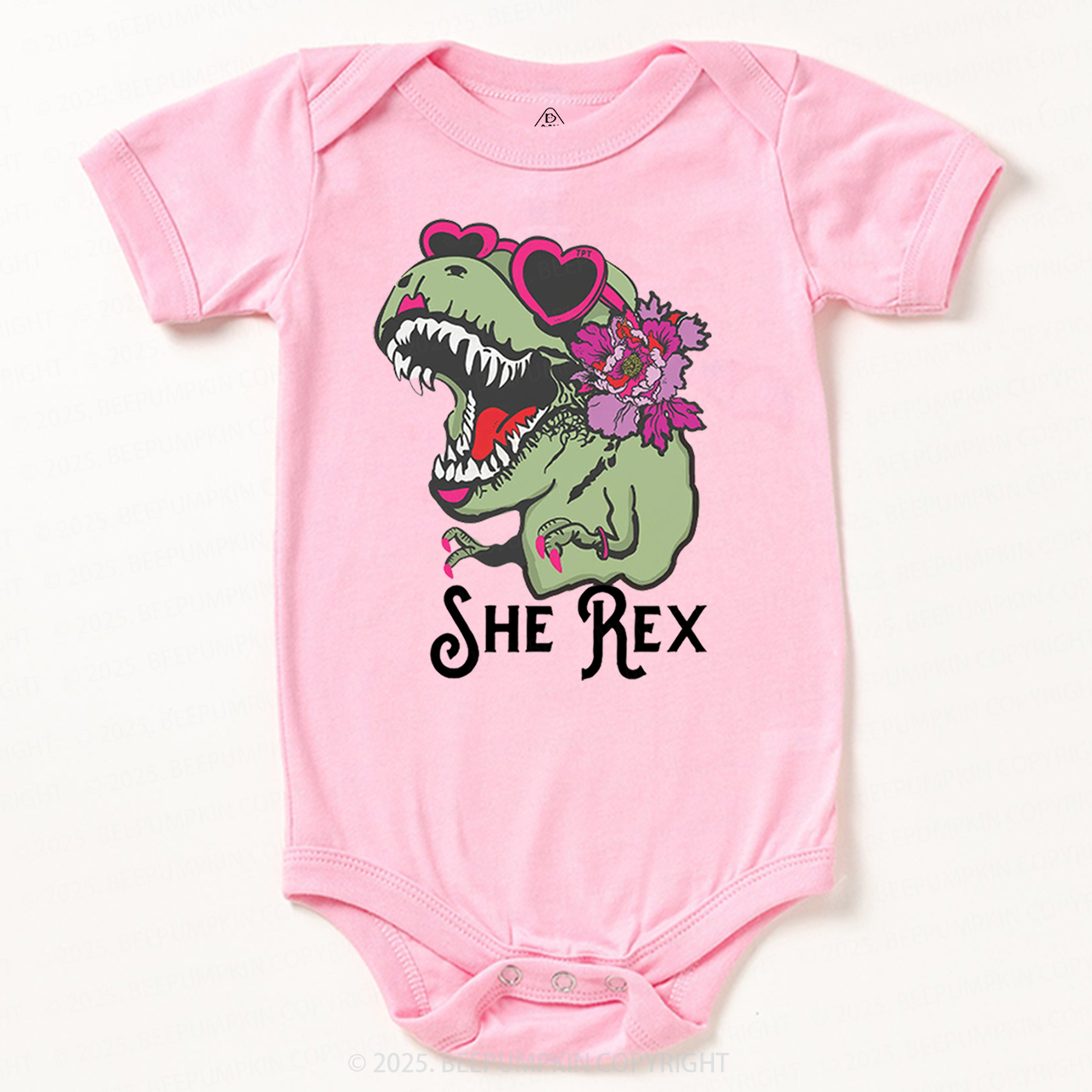 Girl T-Rex Bodysuit Beepumpkin