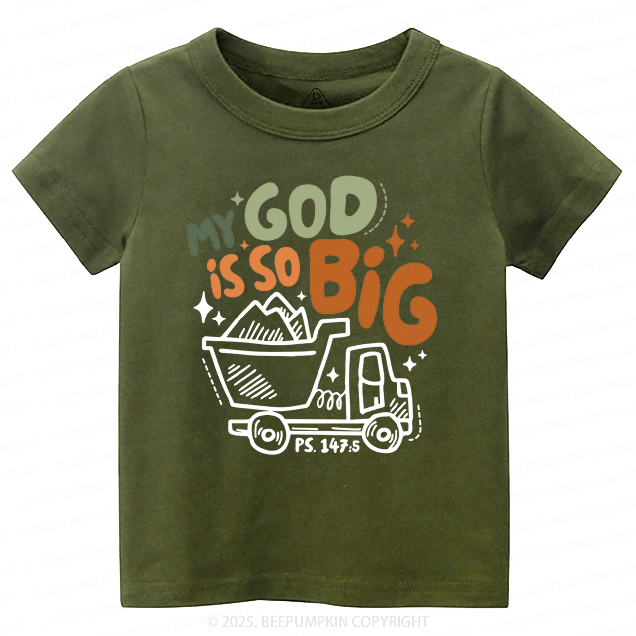 My God Is So Big Toddler&Kid's Tees Beepumpkin