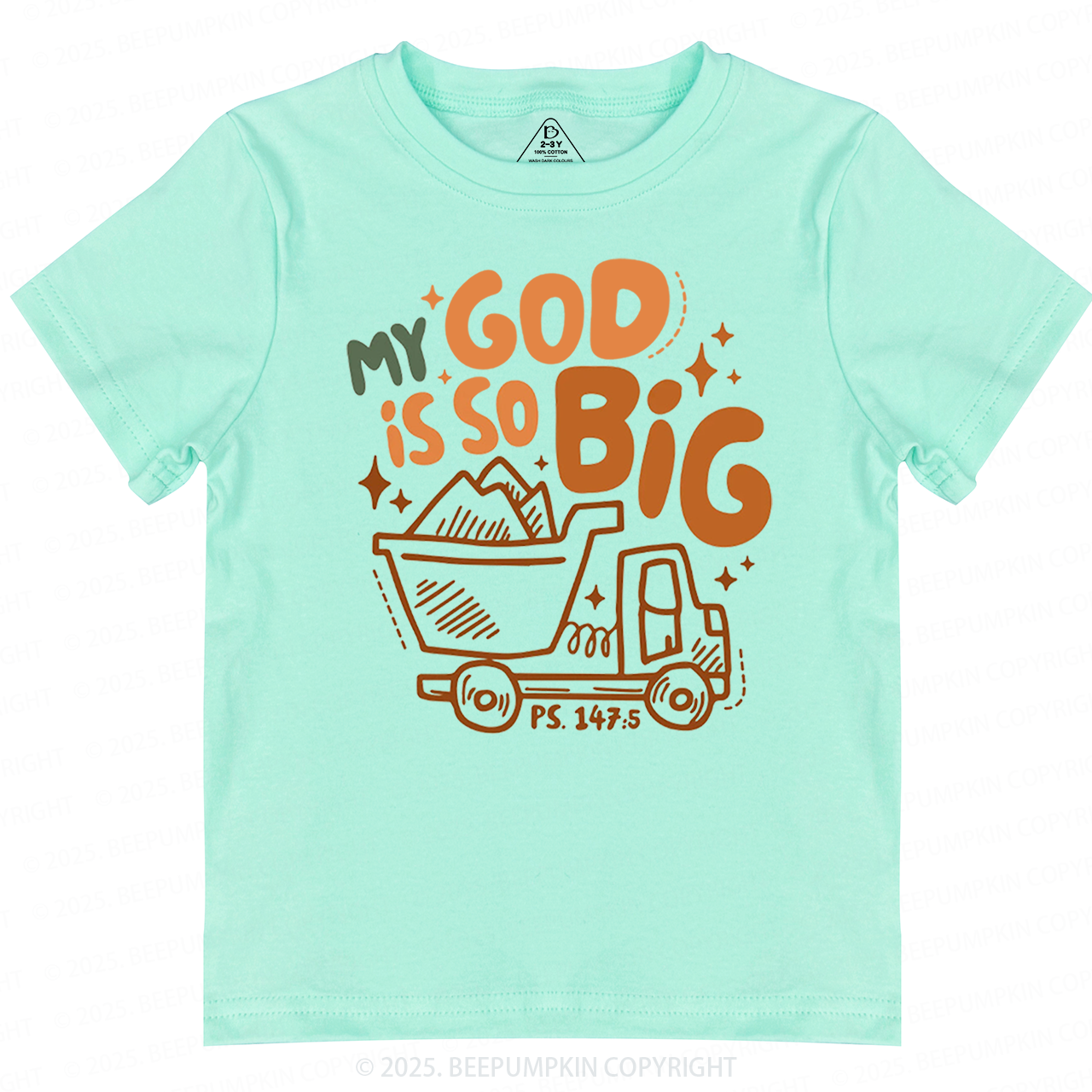 My God Is So Big Toddler&Kid's Tees Beepumpkin