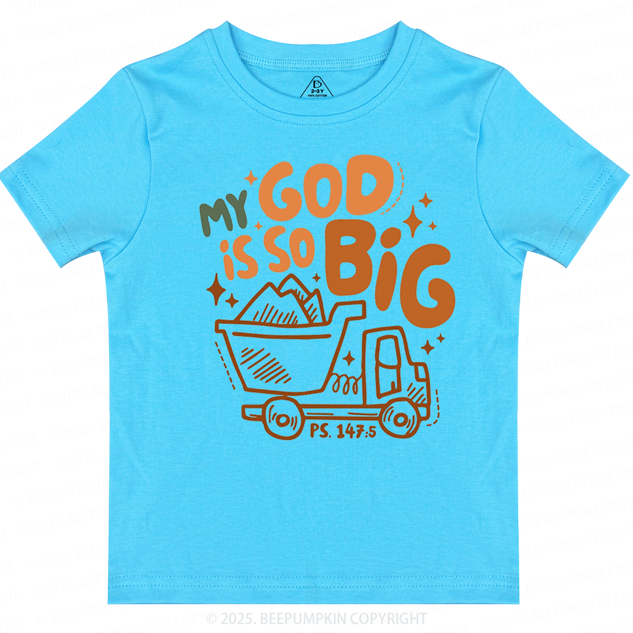 My God Is So Big Toddler&Kid's Tees Beepumpkin
