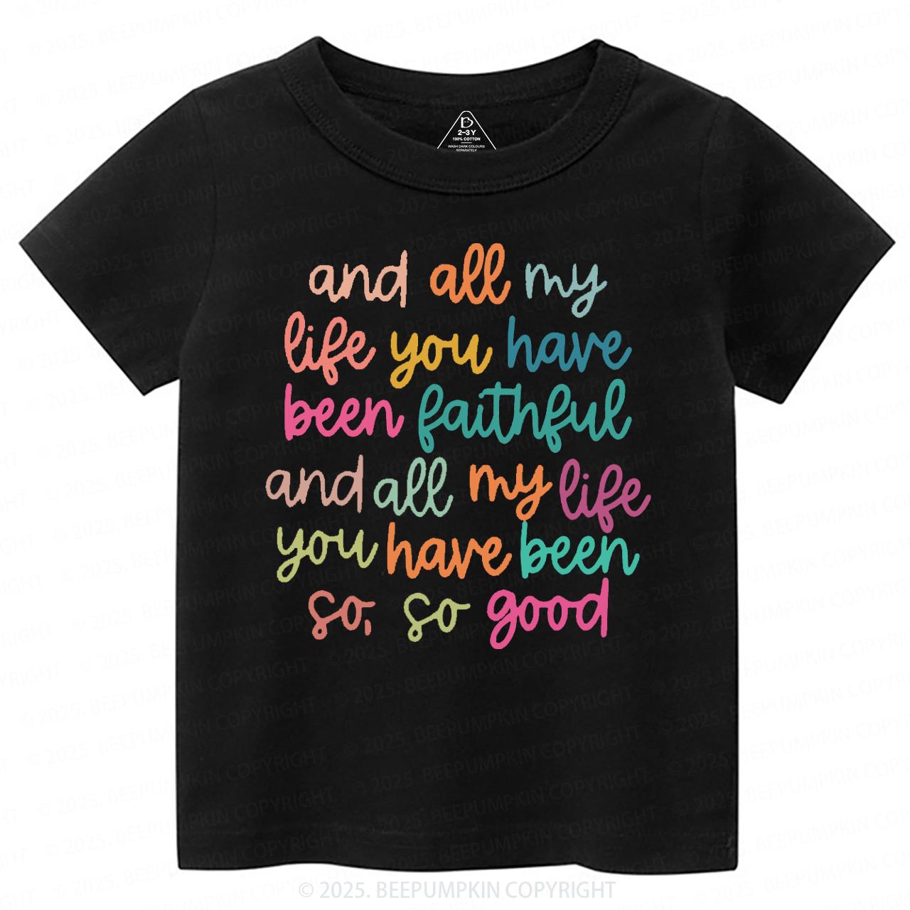 Psalm Bible Quote Toddler&Kid's Tees Beepumpkin