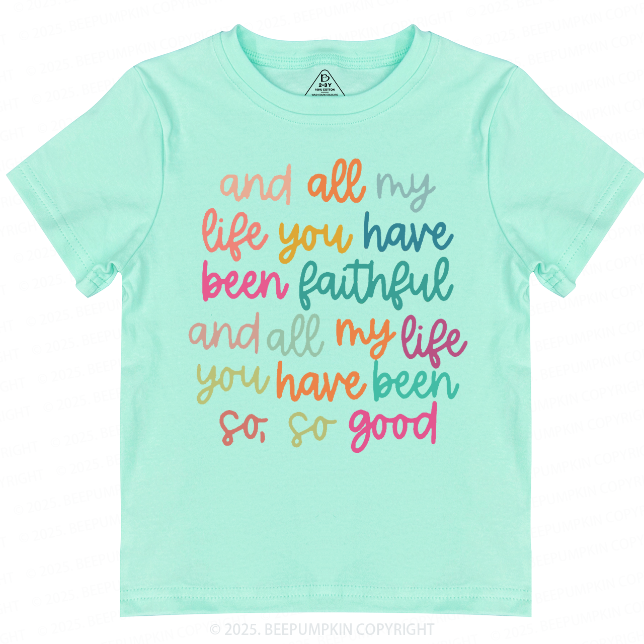 Psalm Bible Quote Toddler&Kid's Tees Beepumpkin