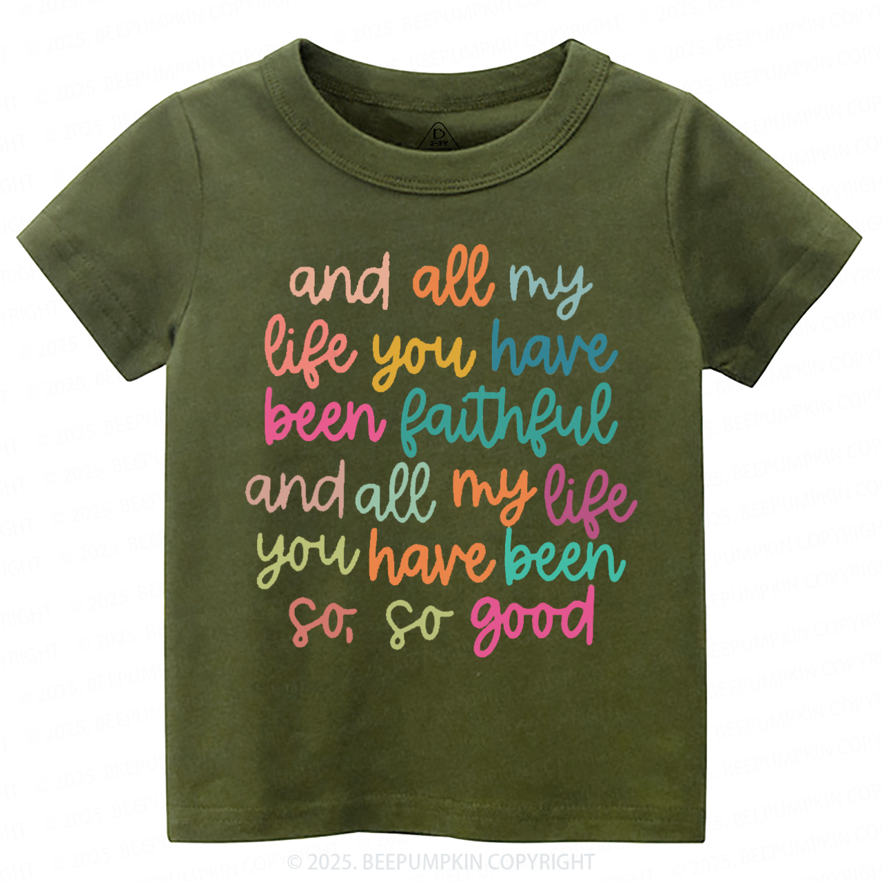 Psalm Bible Quote Toddler&Kid's Tees Beepumpkin