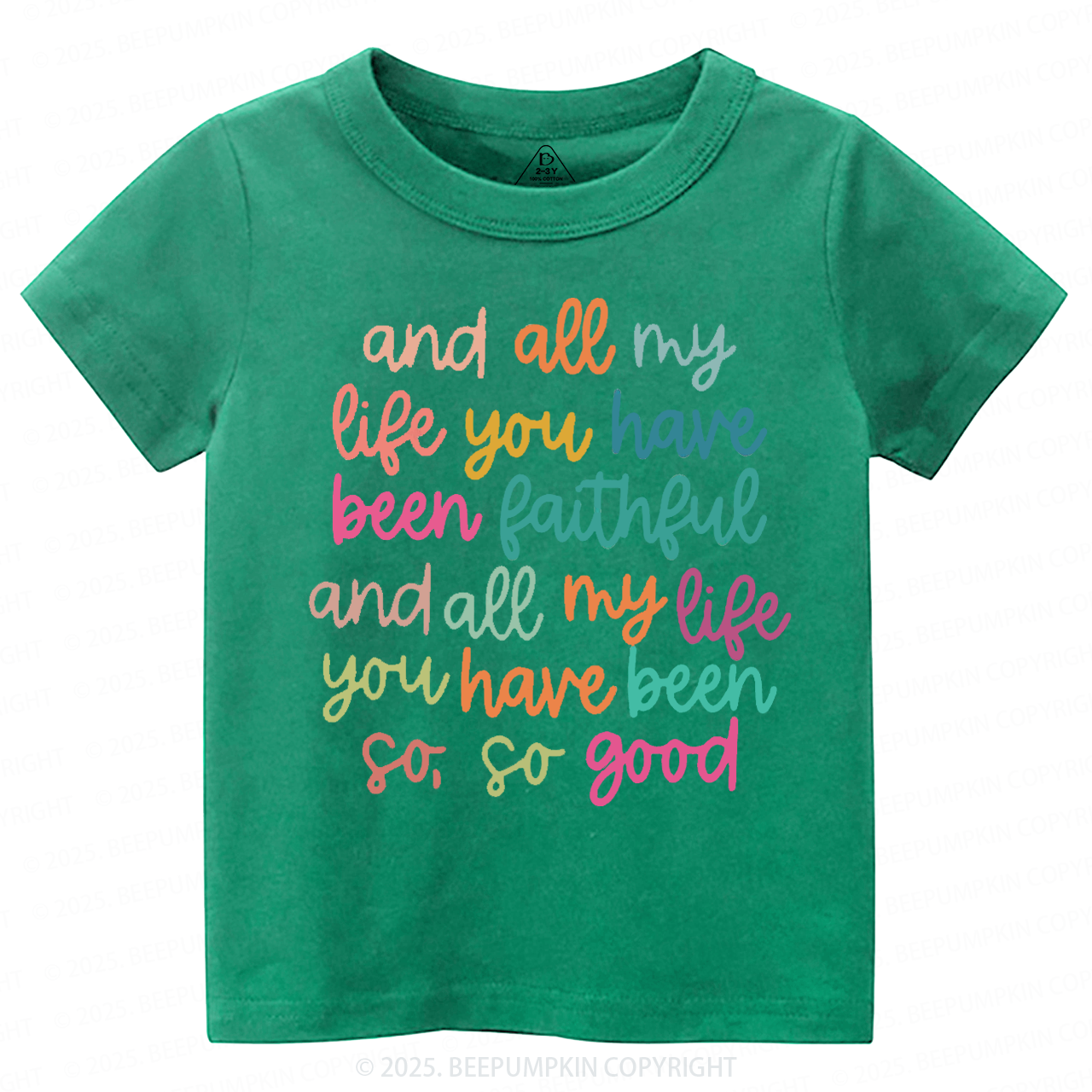 Psalm Bible Quote Toddler&Kid's Tees Beepumpkin