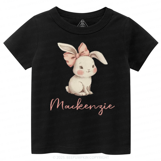 Personalized Name Easter Bunny Toddler&Kid's Tees Beepumpkin