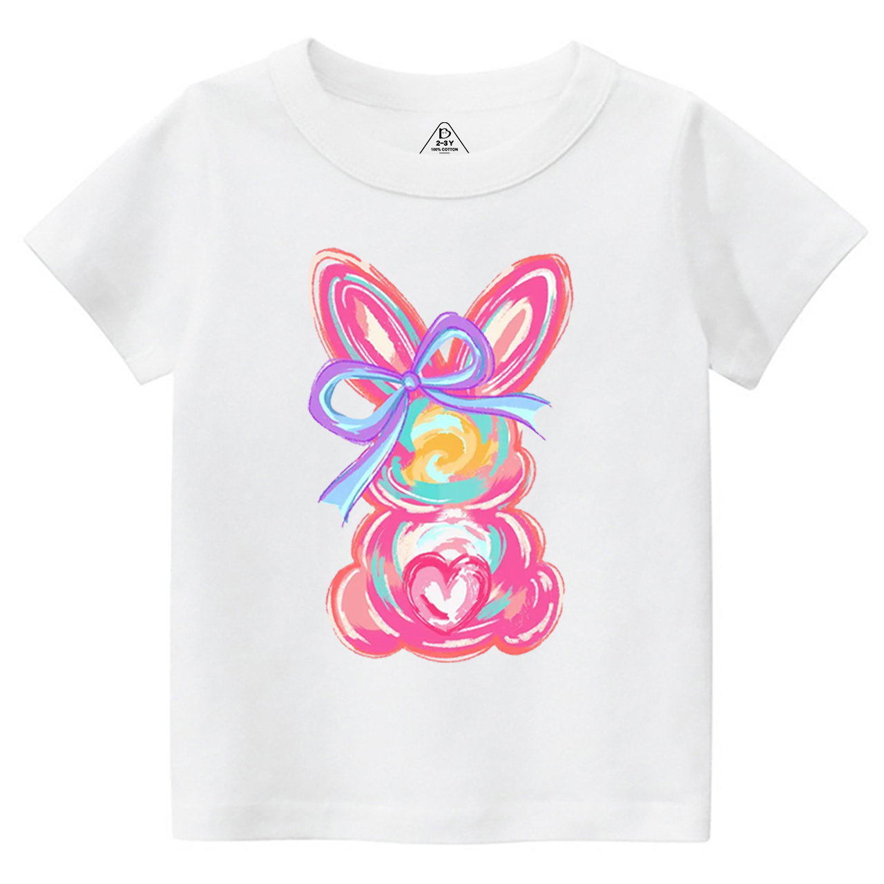 Personalized Girl Name Easter Bunny Toddler&Kid's Tees Beepumpkin