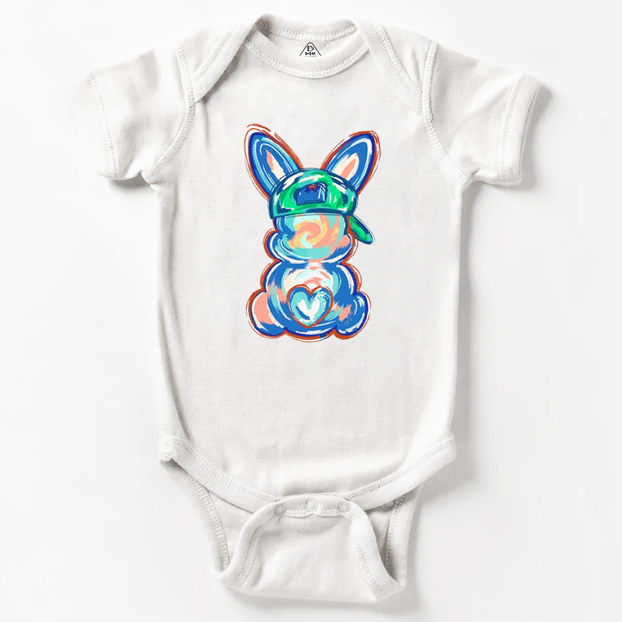 Personalized Boy Name Easter Bunny Bodysuit Beepumpkin