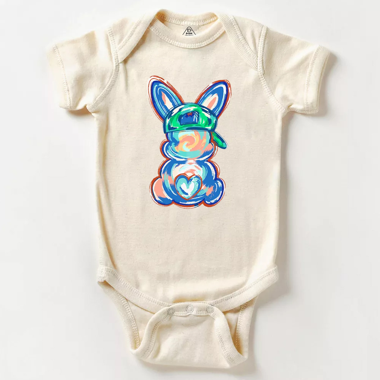 Personalized Boy Name Easter Bunny Bodysuit Beepumpkin