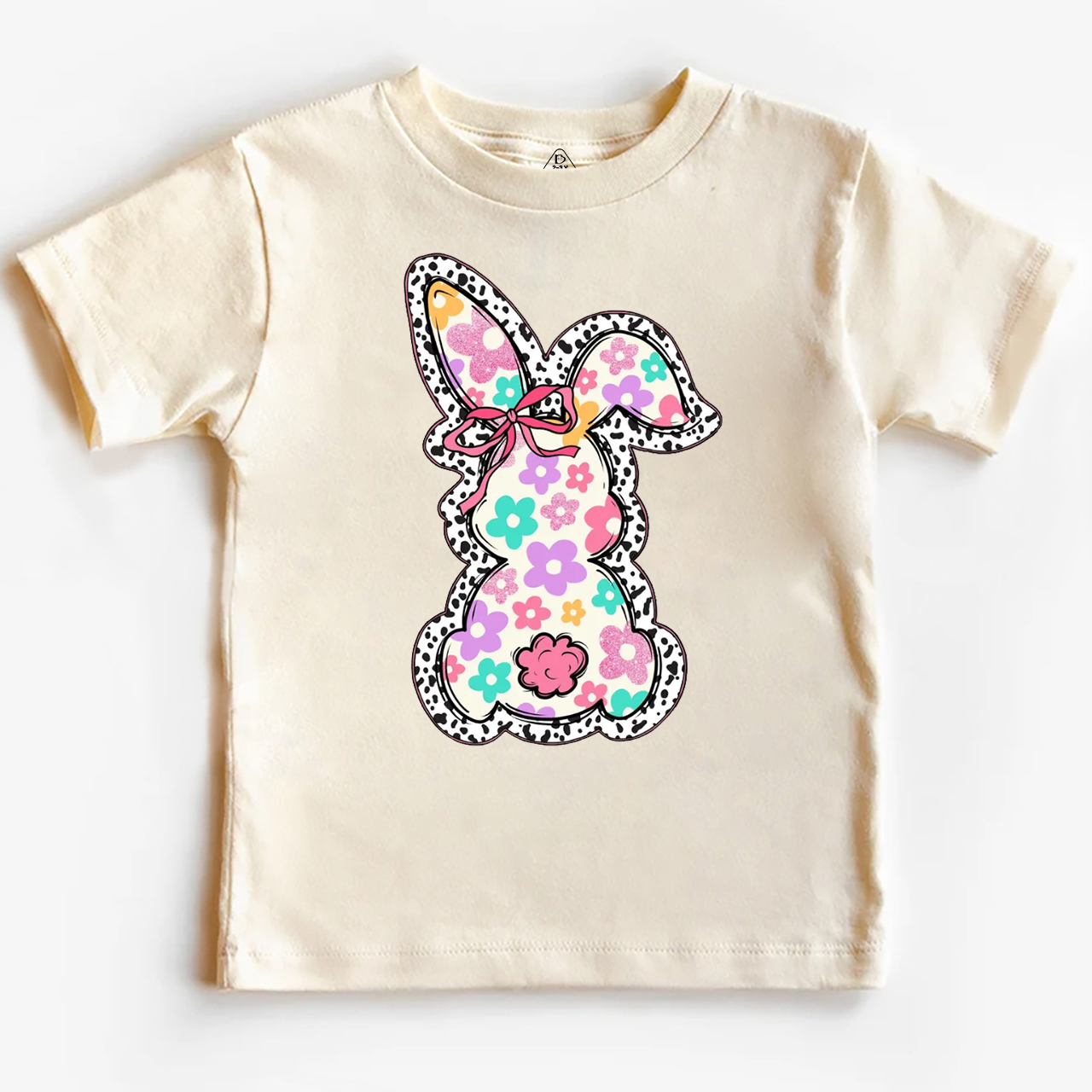 Retro Floral Easter Bunny Toddler&Kid's Tees Beepumpkin