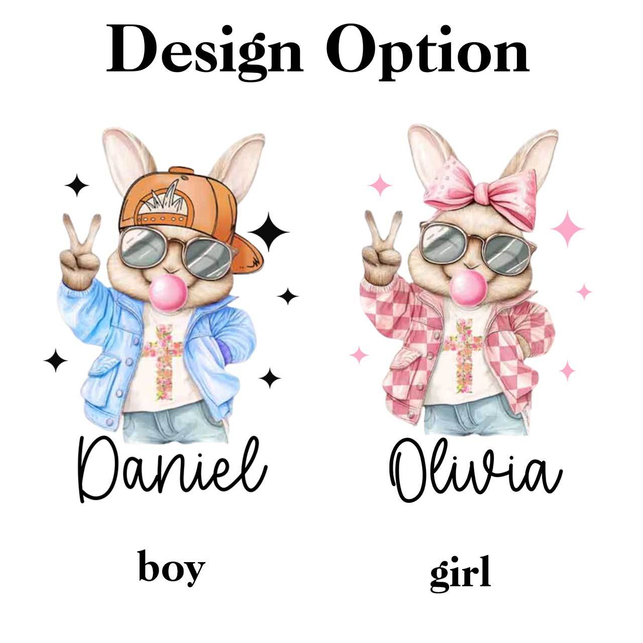 Bubble Gum Bunny Kid's Sweatshirt