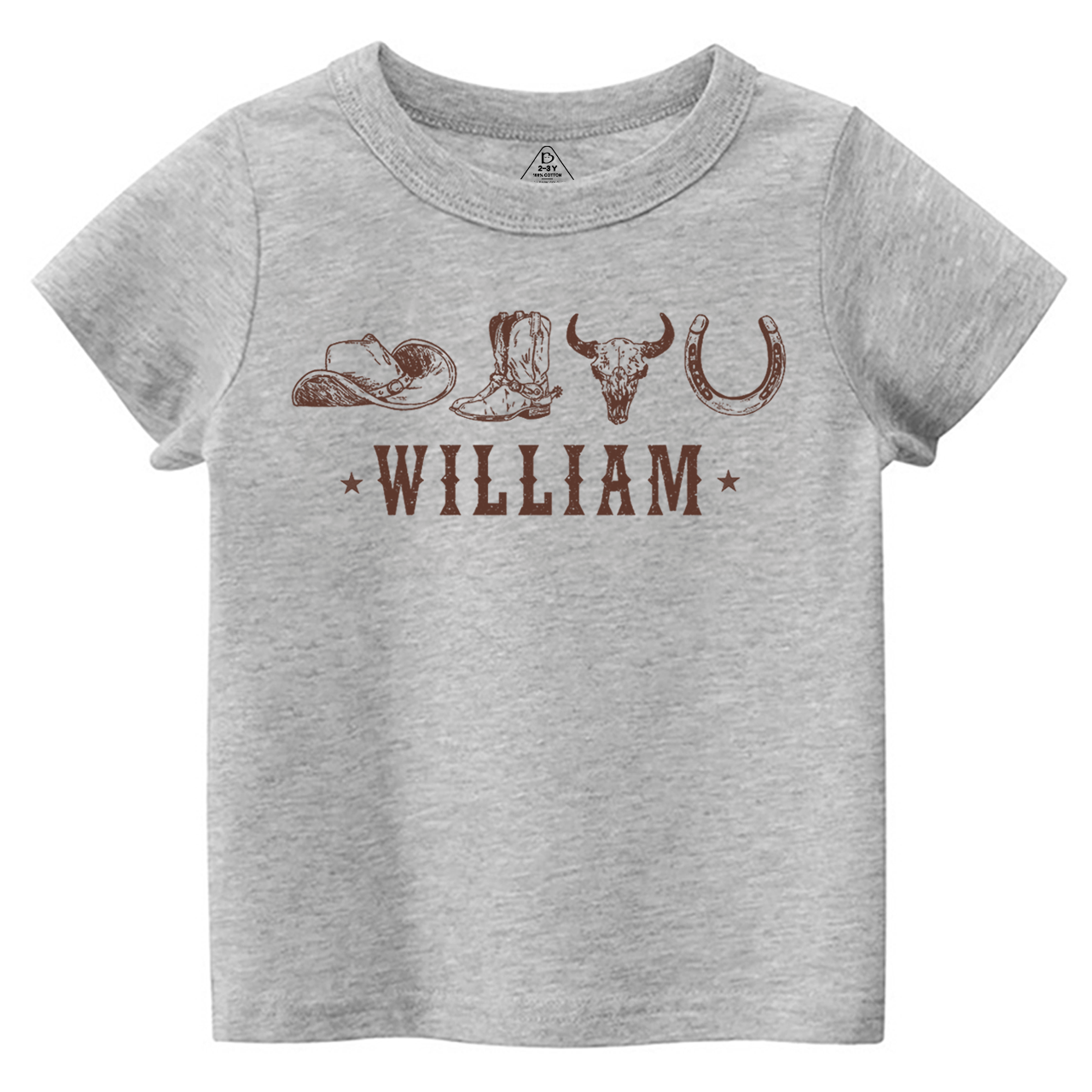Personalized Western Toddler&Kid's Tees Beepumpkin