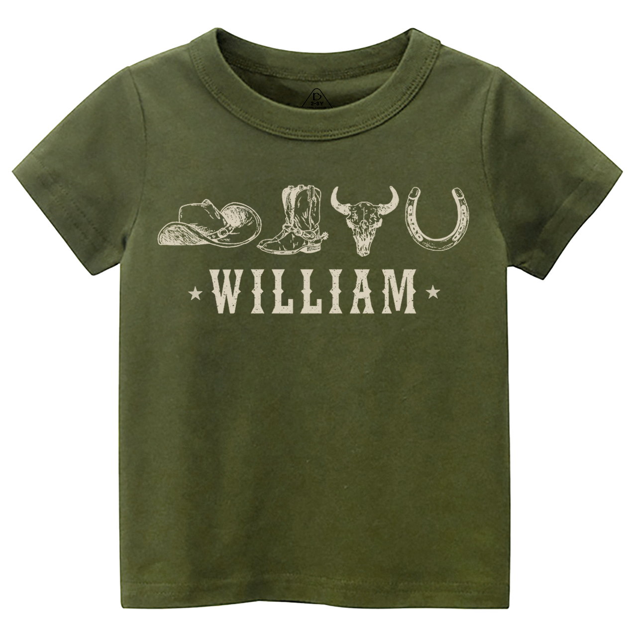 Personalized Western Toddler&Kid's Tees Beepumpkin