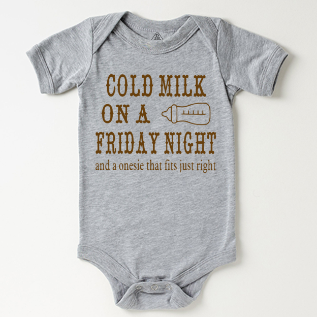 Cold Milk On A Friday Night Bodysuit Beepumpkin