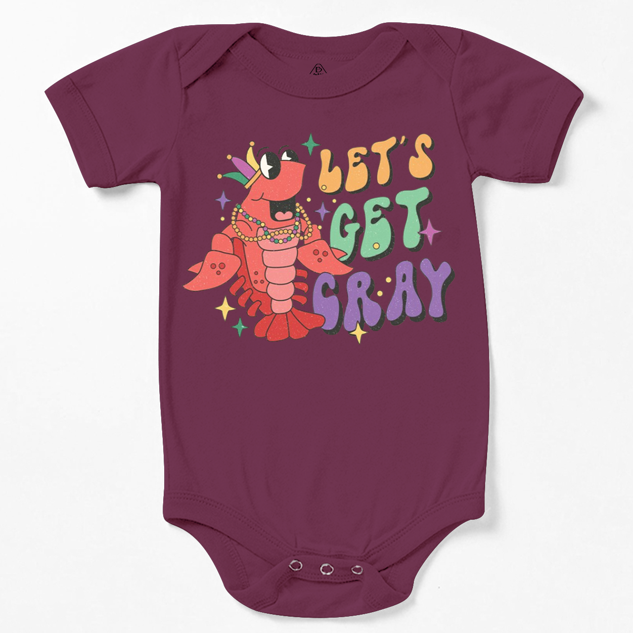 Let's Get Cray Mardi Gras Bodysuit Beepumpkin