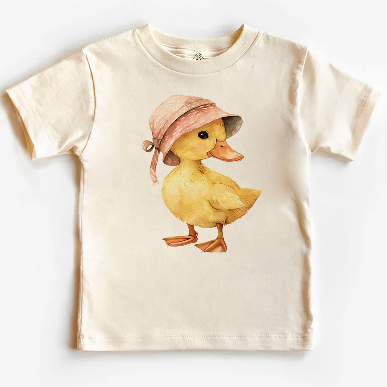 Baby Duck Pink Hat Toddler&Kid's Tees Beepumpkin