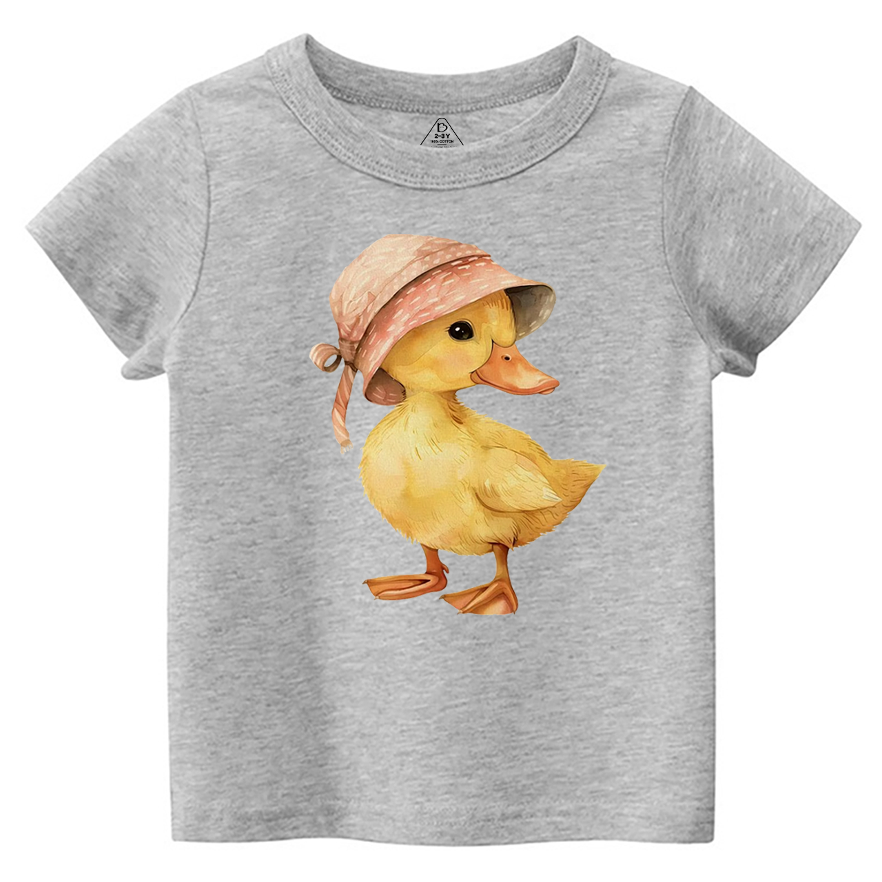 Baby Duck Pink Hat Toddler&Kid's Tees Beepumpkin