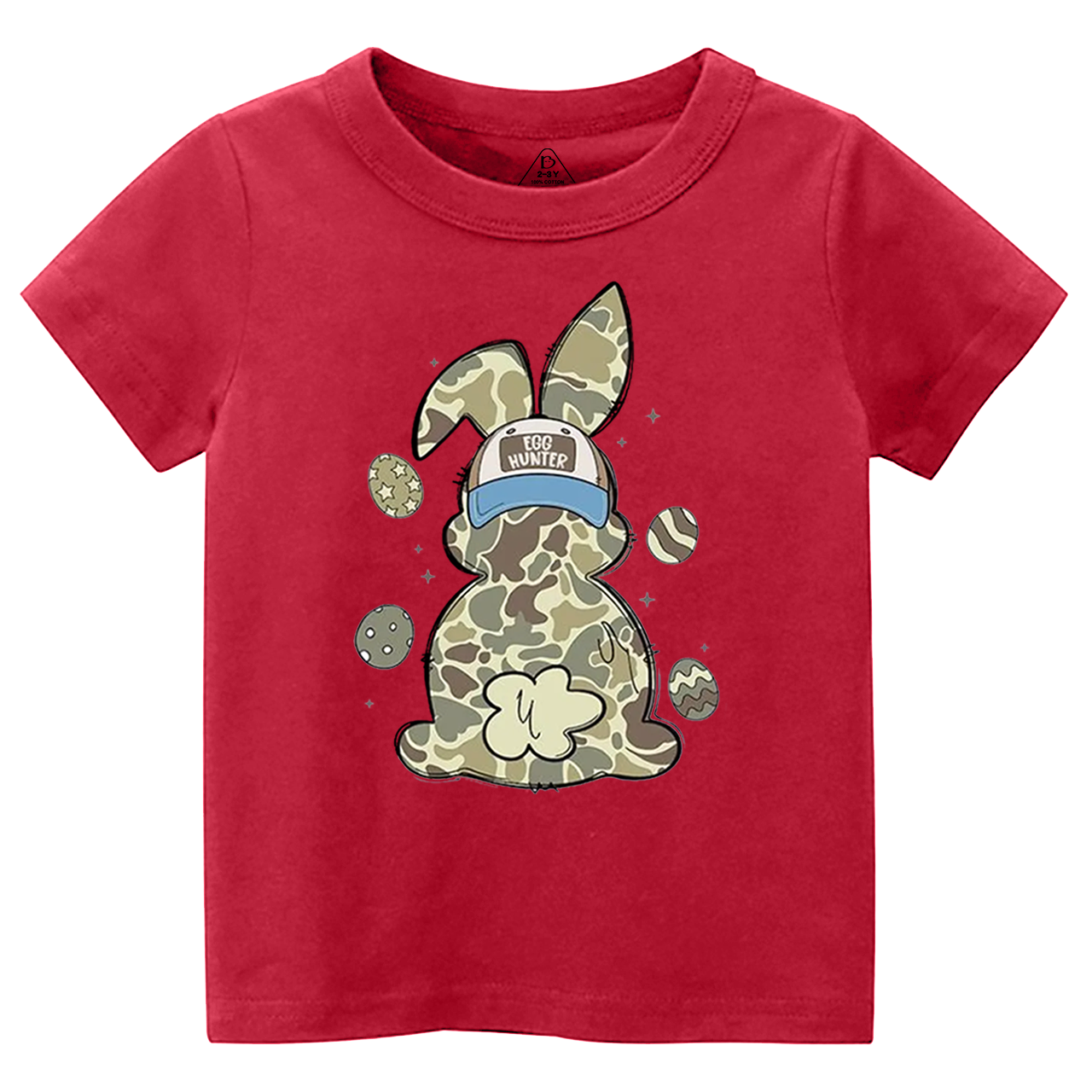 Egg Hunter Bunny Toddler&Kid's Tees Beepumpkin