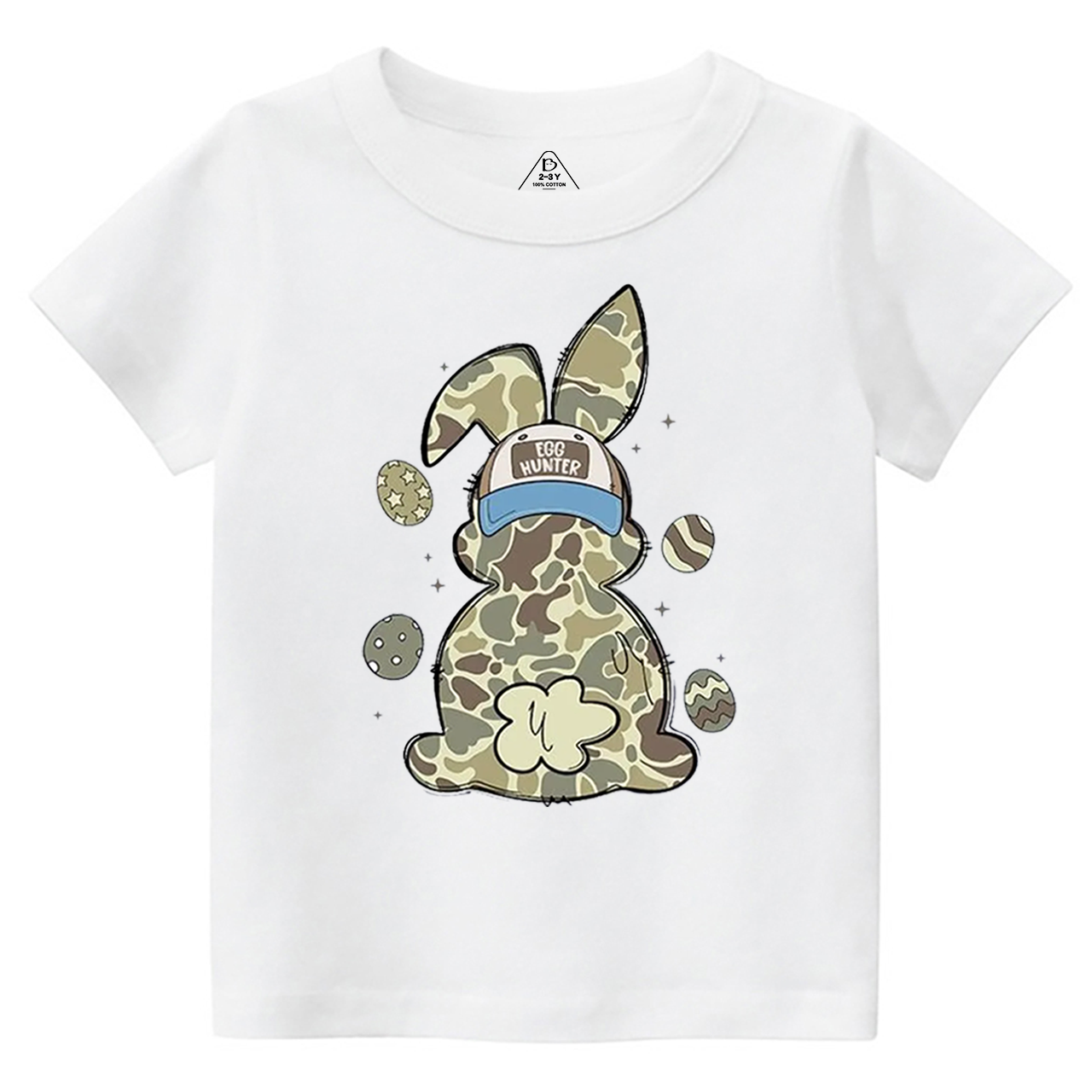 Egg Hunter Bunny Toddler&Kid's Tees Beepumpkin