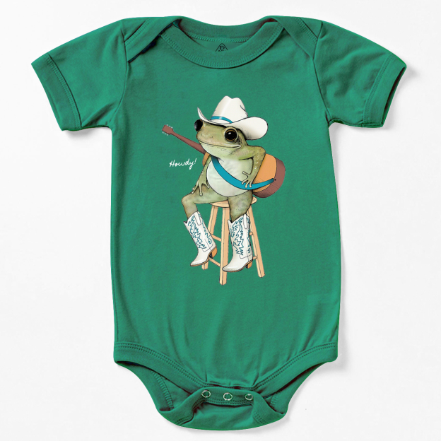 Cowboy Frog Bodysuit Beepumpkin